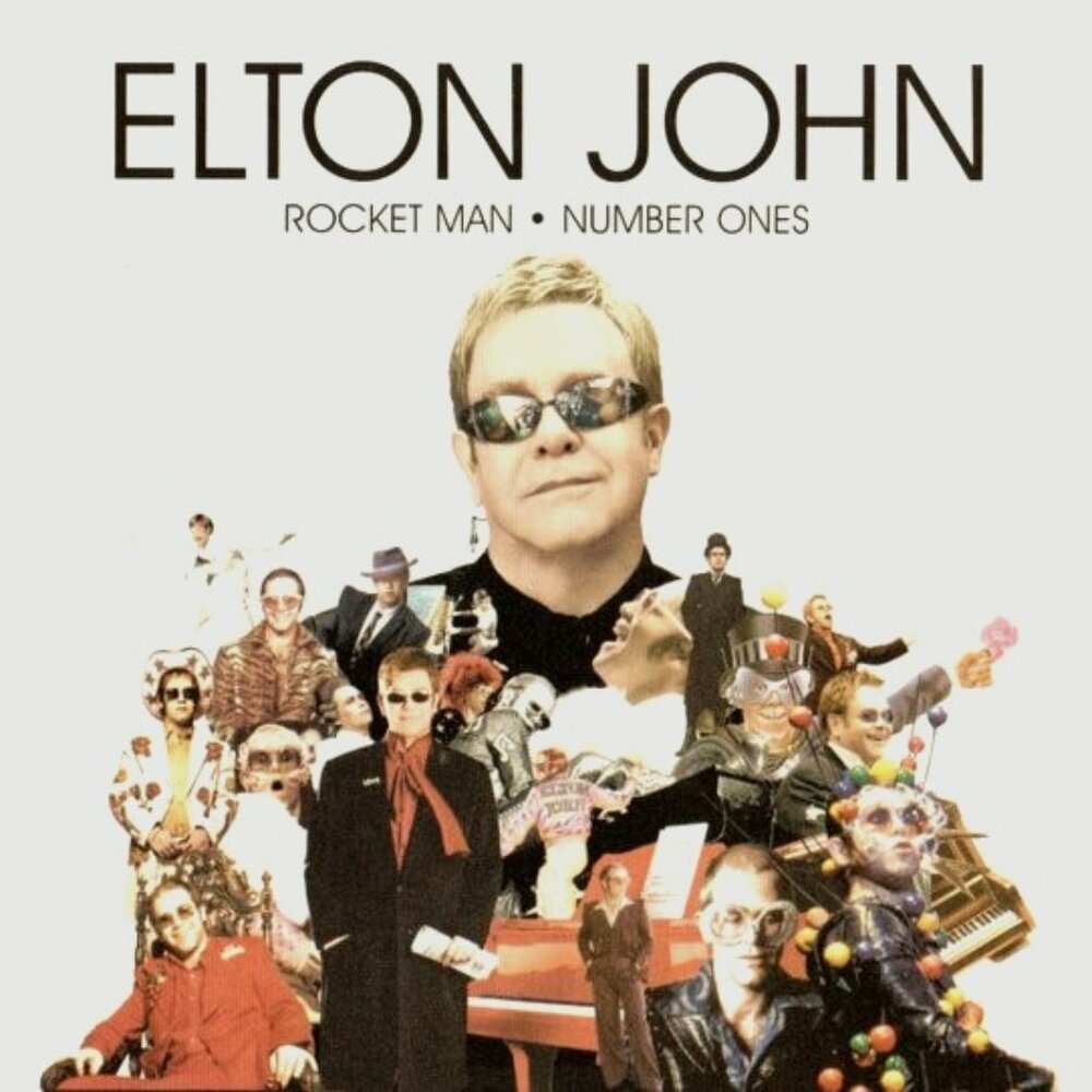 Elton John Rocket Man Number Ones Near Mint CD - piano rock island girl daniel